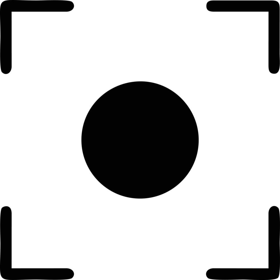Target focus icon symbol design image, illustration of the success goal icon concept. EPS 10 vector