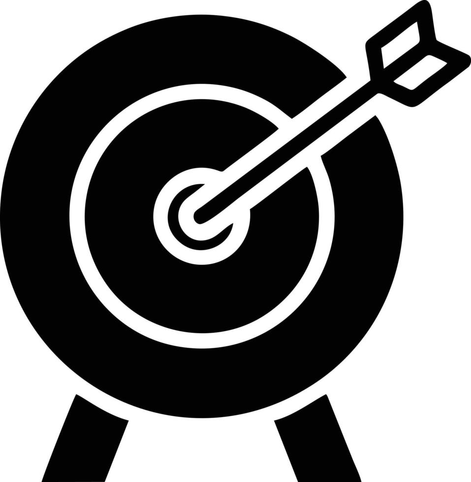 Target focus icon symbol design image, illustration of the success goal icon concept. EPS 10 vector