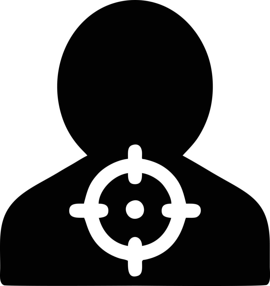 Target focus icon symbol design image, illustration of the success goal icon concept. EPS 10 vector