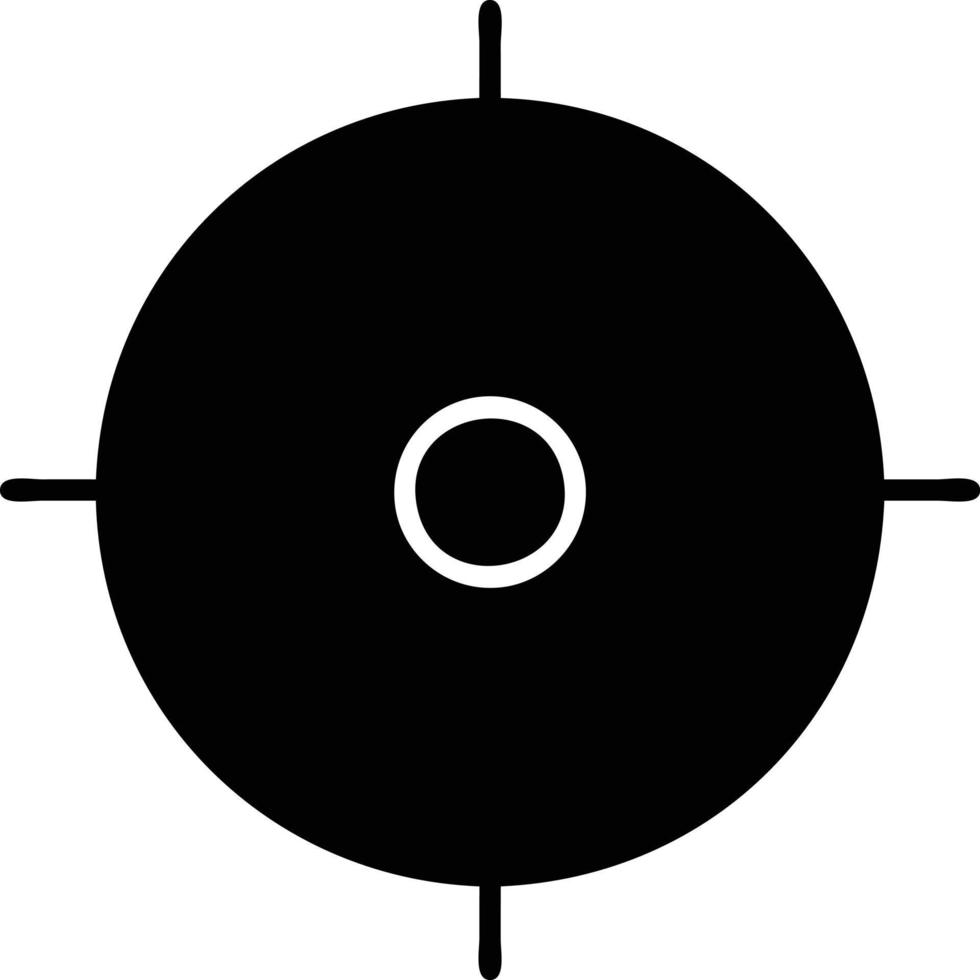 Target focus icon symbol design image, illustration of the success goal icon concept. EPS 10 vector
