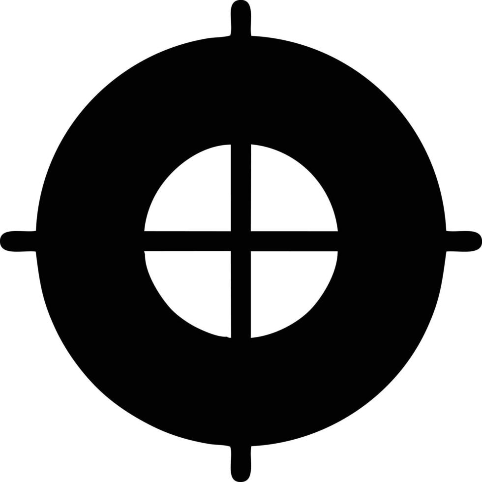 objetivo atención icono símbolo diseño imagen, ilustración de el éxito objetivo icono concepto. eps 10 vector
