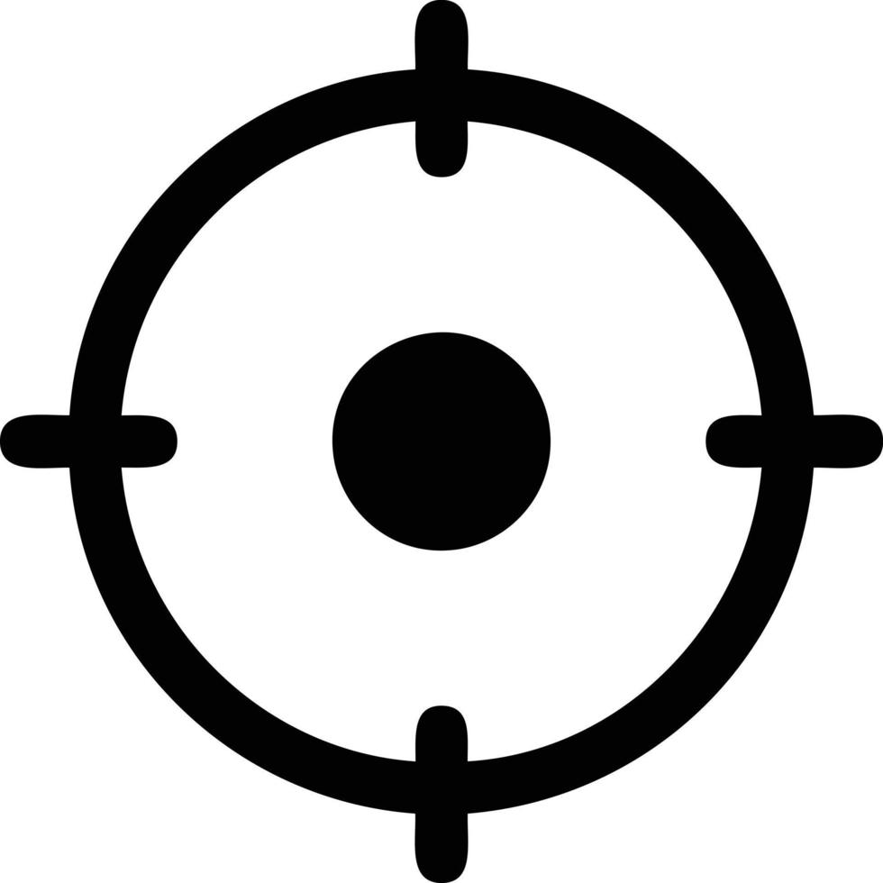 Target focus icon symbol design image, illustration of the success goal icon concept. EPS 10 vector