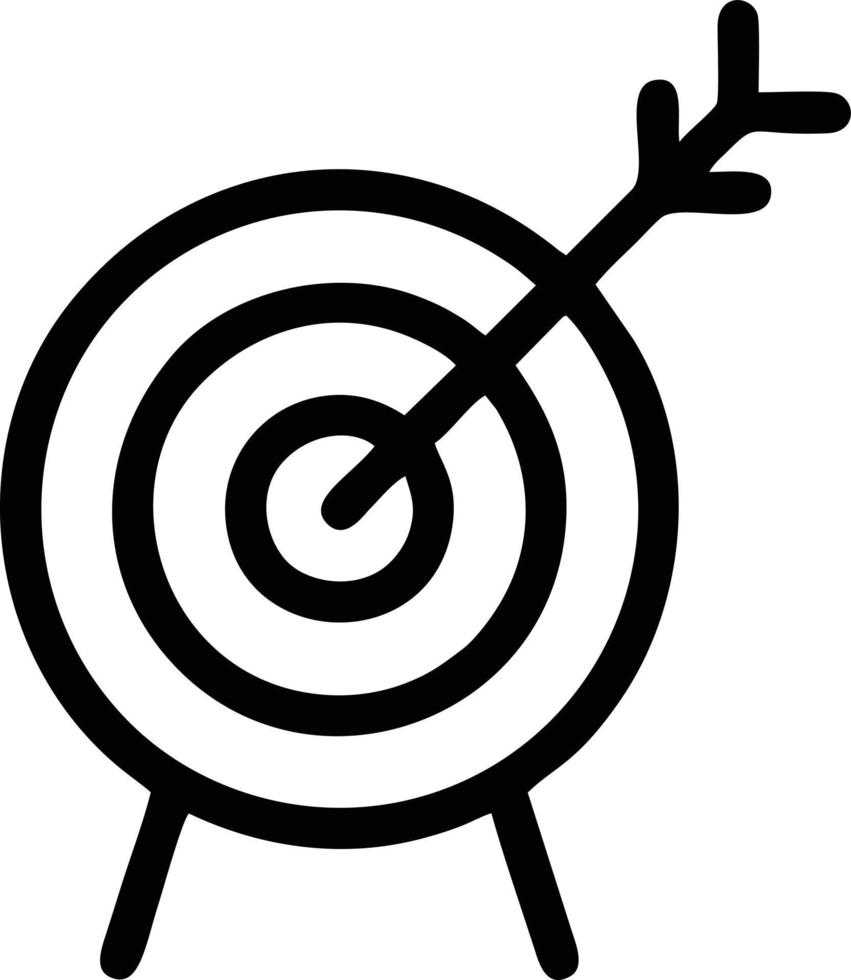 Target focus icon symbol design image, illustration of the success goal icon concept. EPS 10 vector