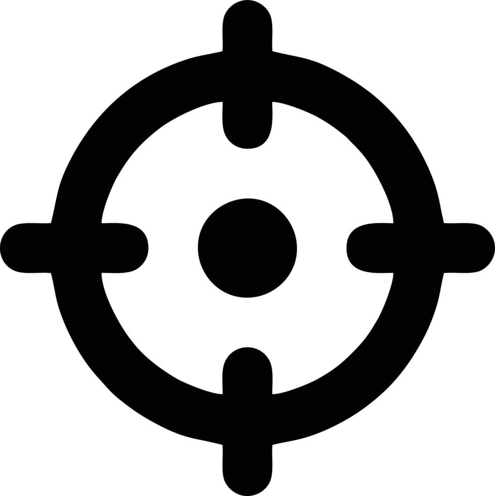 Target focus icon symbol design image, illustration of the success goal icon concept. EPS 10 vector