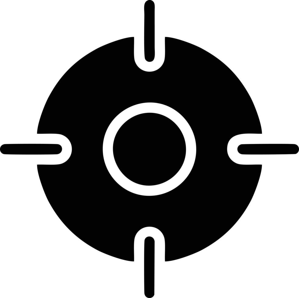 Target focus icon symbol design image, illustration of the success goal icon concept. EPS 10 vector