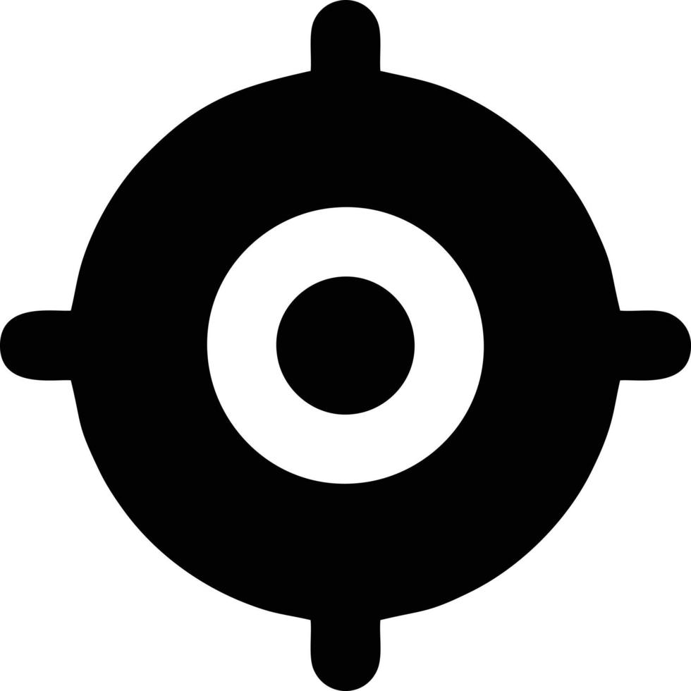 Target focus icon symbol design image, illustration of the success goal icon concept. EPS 10 vector