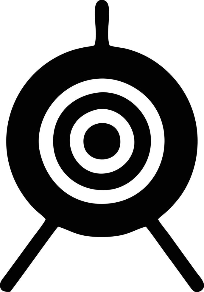 Target focus icon symbol design image, illustration of the success goal icon concept. EPS 10 vector