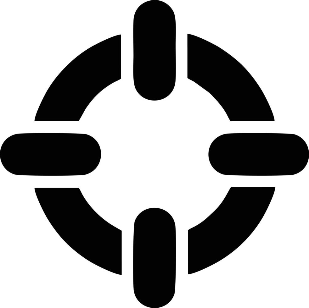 Target focus icon symbol design image, illustration of the success goal icon concept. EPS 10 vector