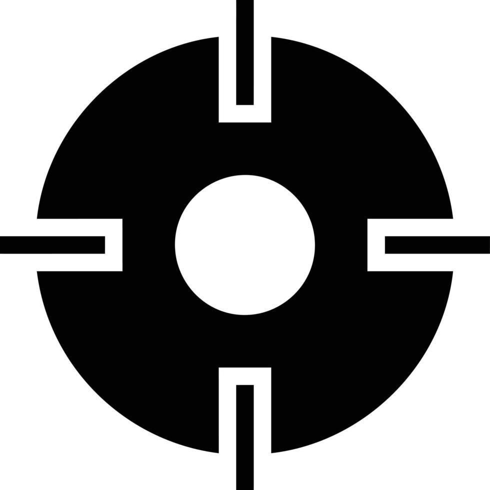 Target focus icon symbol design image, illustration of the success goal icon concept. EPS 10 vector