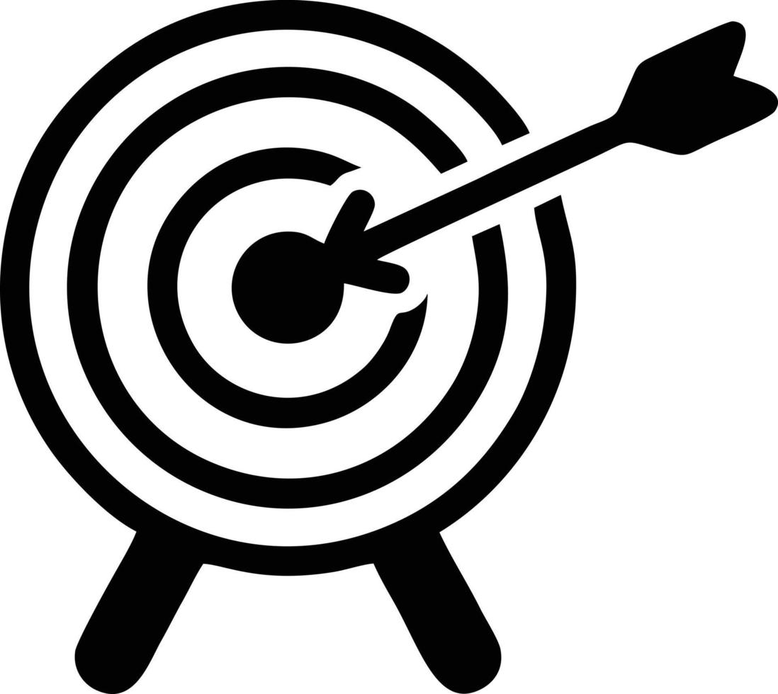 Target focus icon symbol design image, illustration of the success goal icon concept. EPS 10 vector