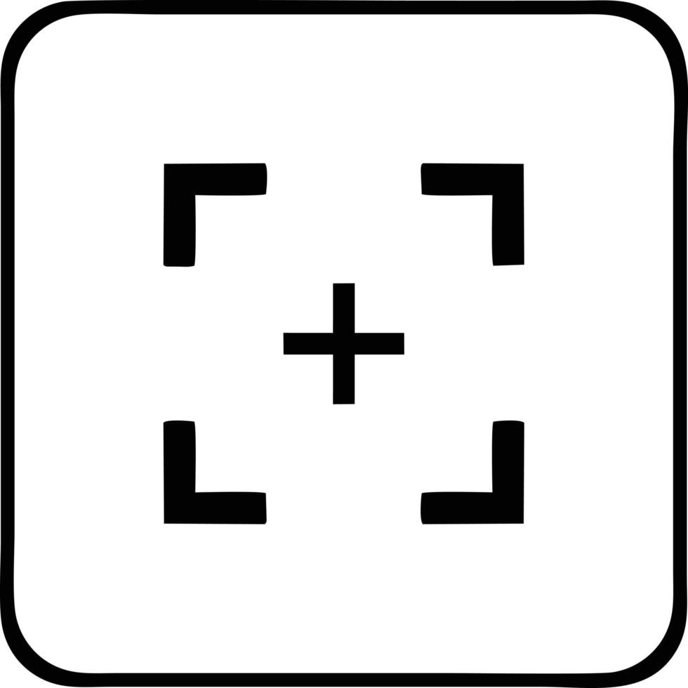 Target focus icon symbol design image, illustration of the success goal icon concept. EPS 10 vector