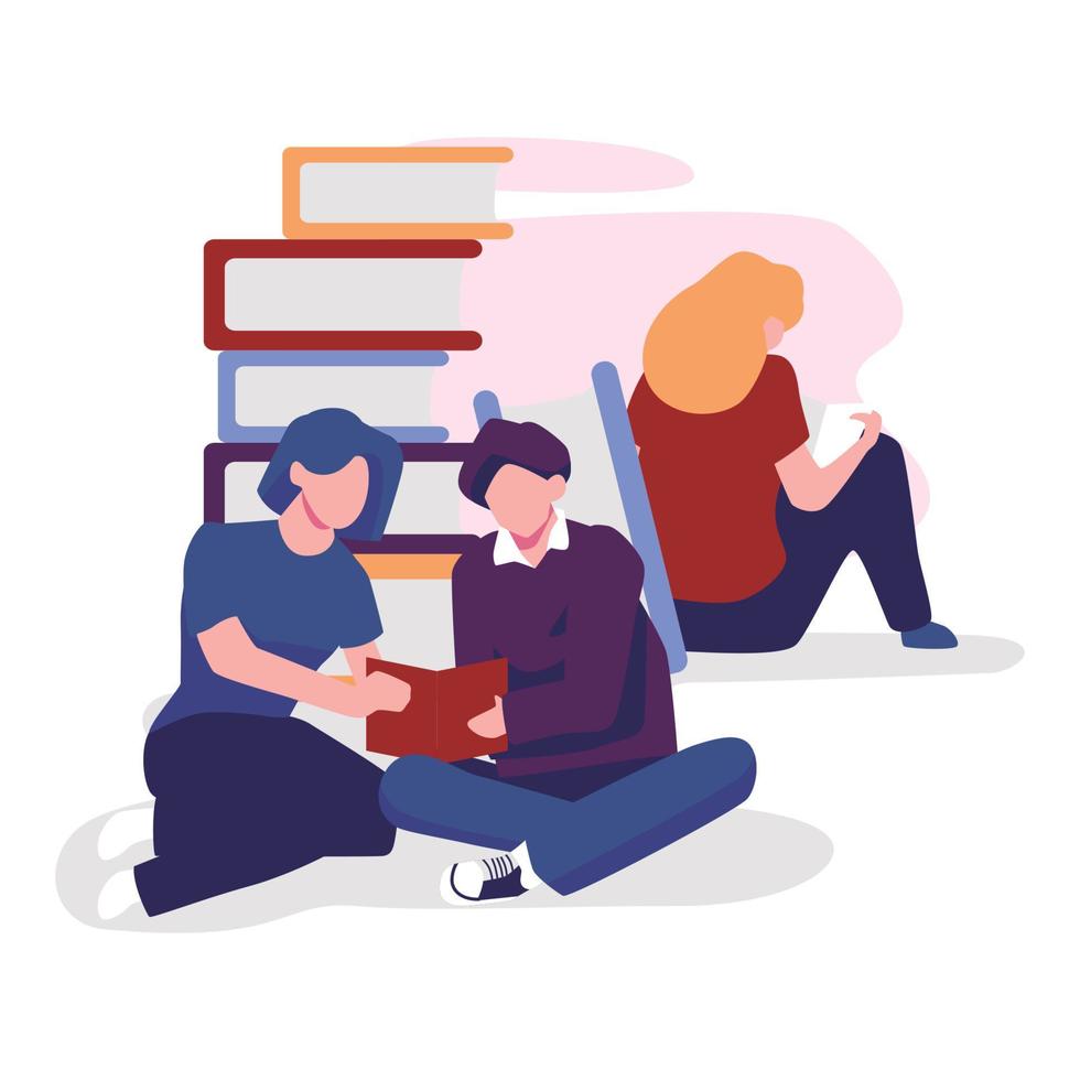 Book concepts , education and business literature for knowledge, wisdom