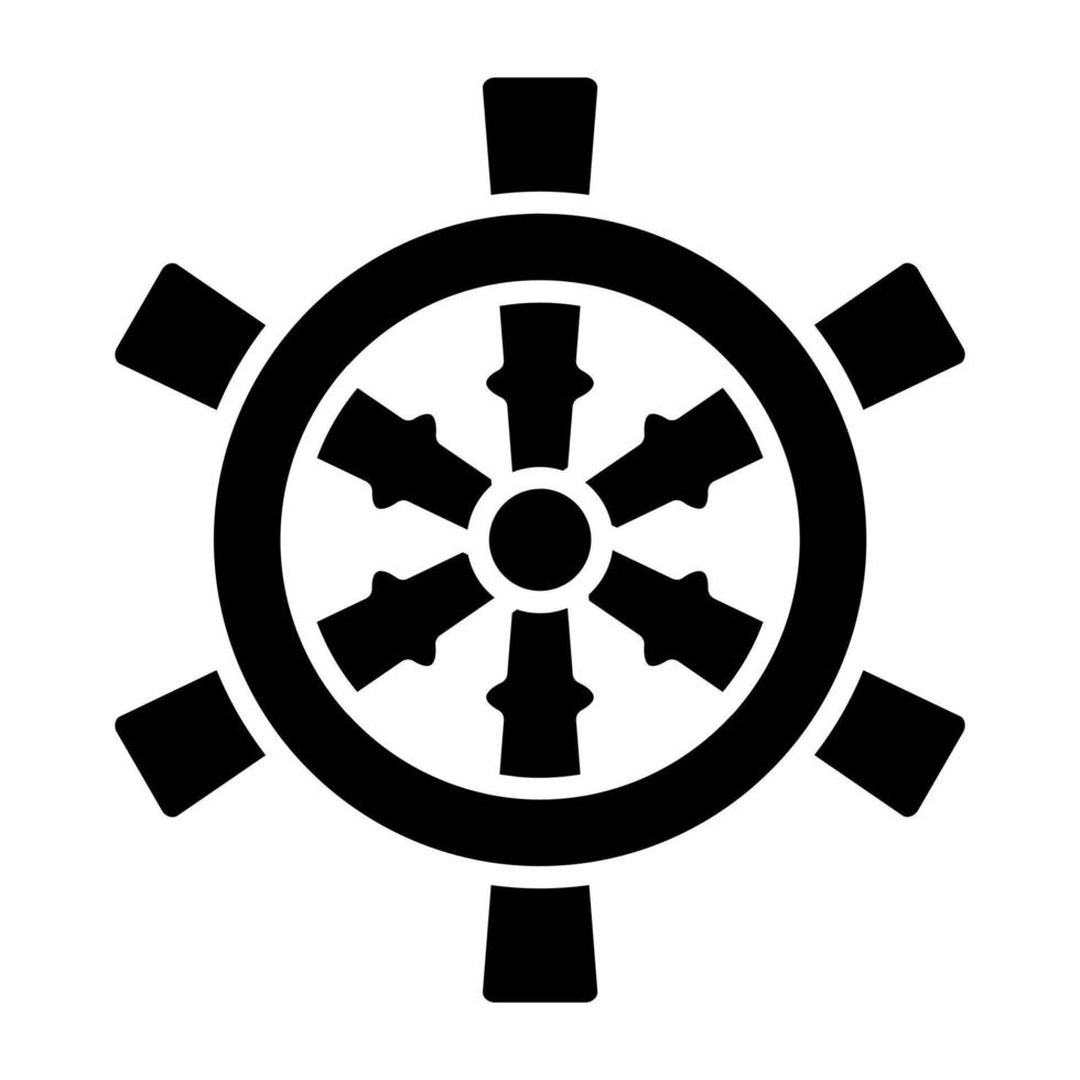 11171 - Boat Steering.eps vector
