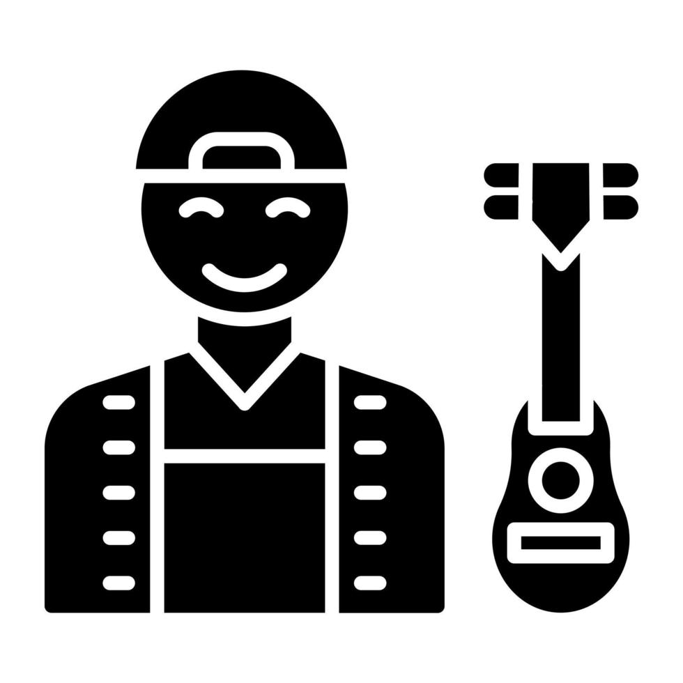 11090 - Musician Male.eps vector