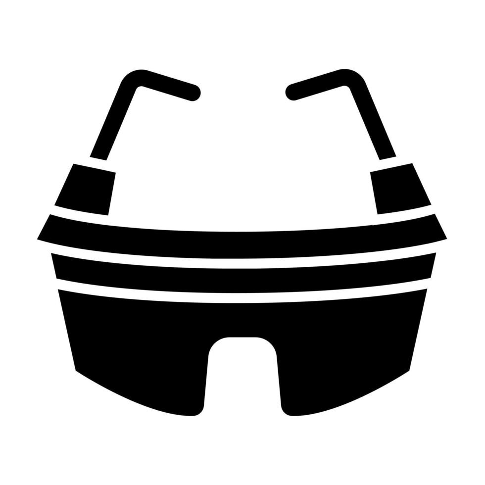 Protective Goggles Icon Style vector