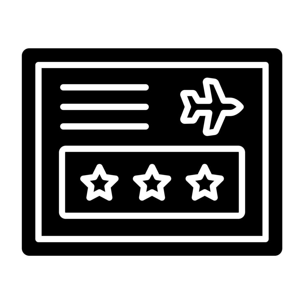 Frequent Flyer Program Icon Style vector