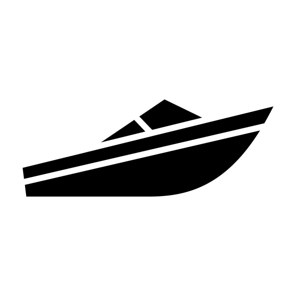 Powerboat Racing Icon Style vector