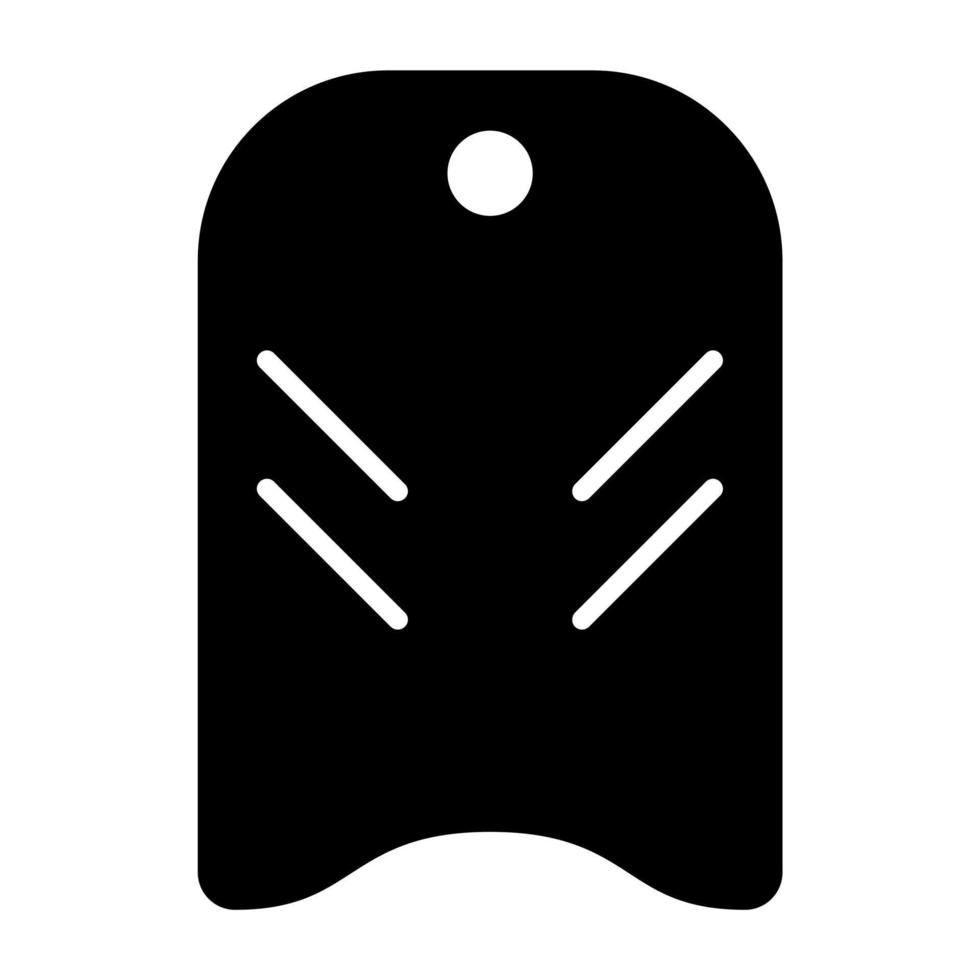 Bodyboarding Icon Style vector