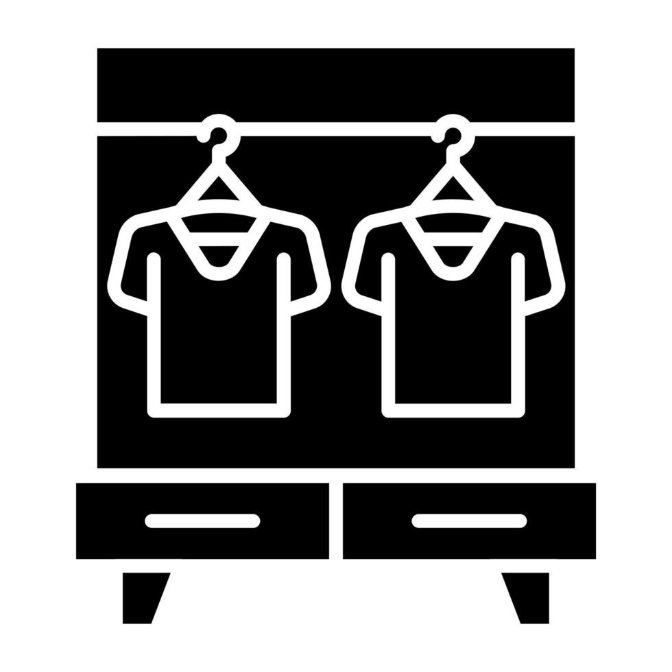 Clothing Rack Icon Style vector