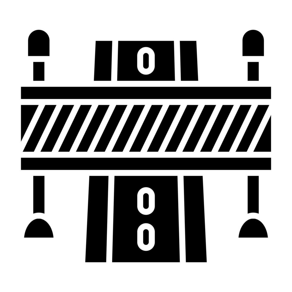 Road Block Icon Style vector