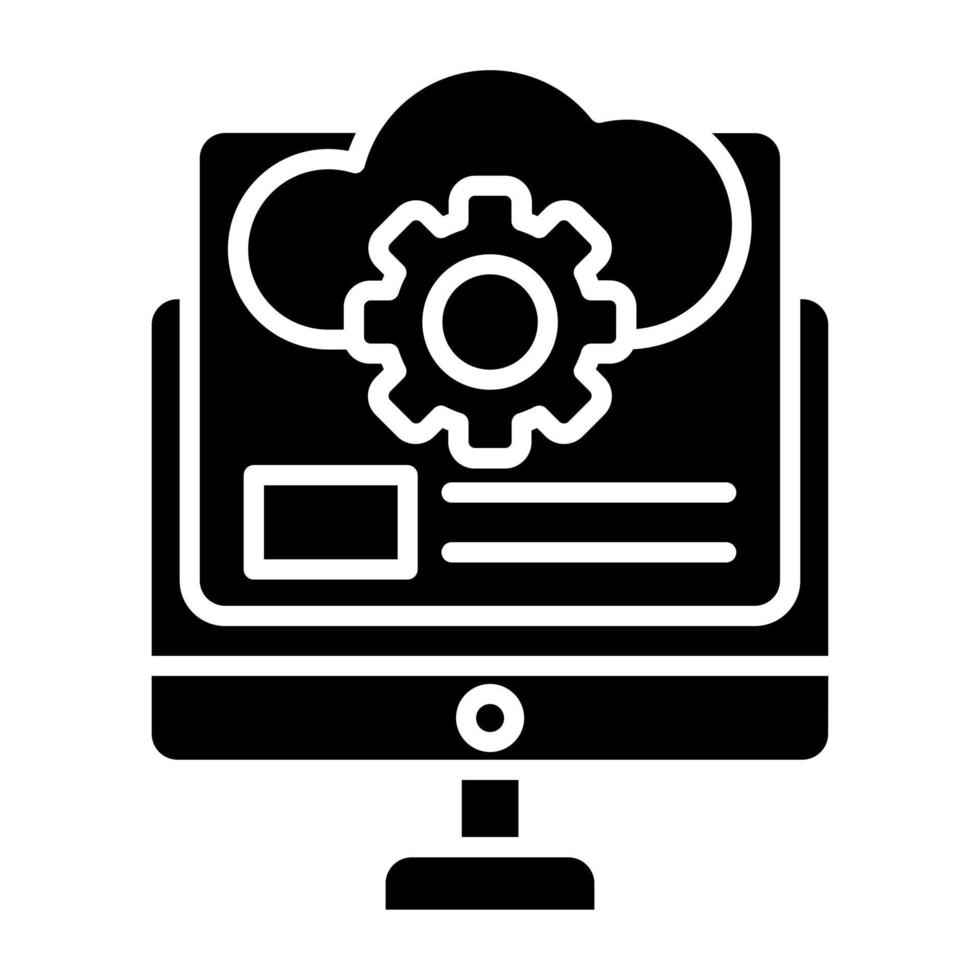 Digital Platform Icon Style vector