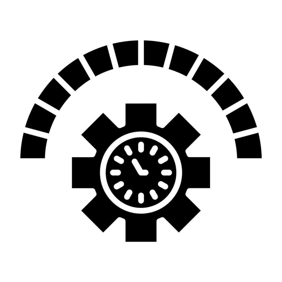 Time Management Icon Style vector