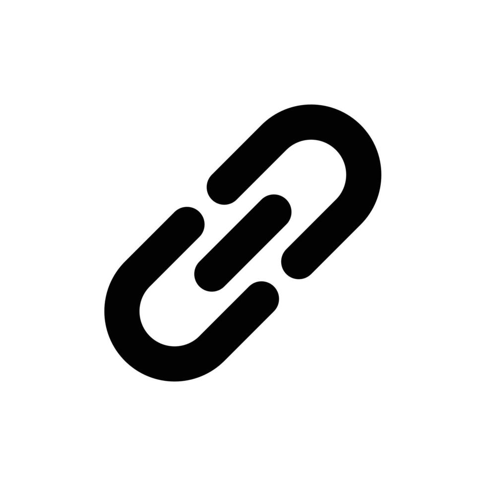Chain, link, hyperlink, interlink, linking buy icon in transparent background, basic app and web UI bold line icon, EPS10 vector