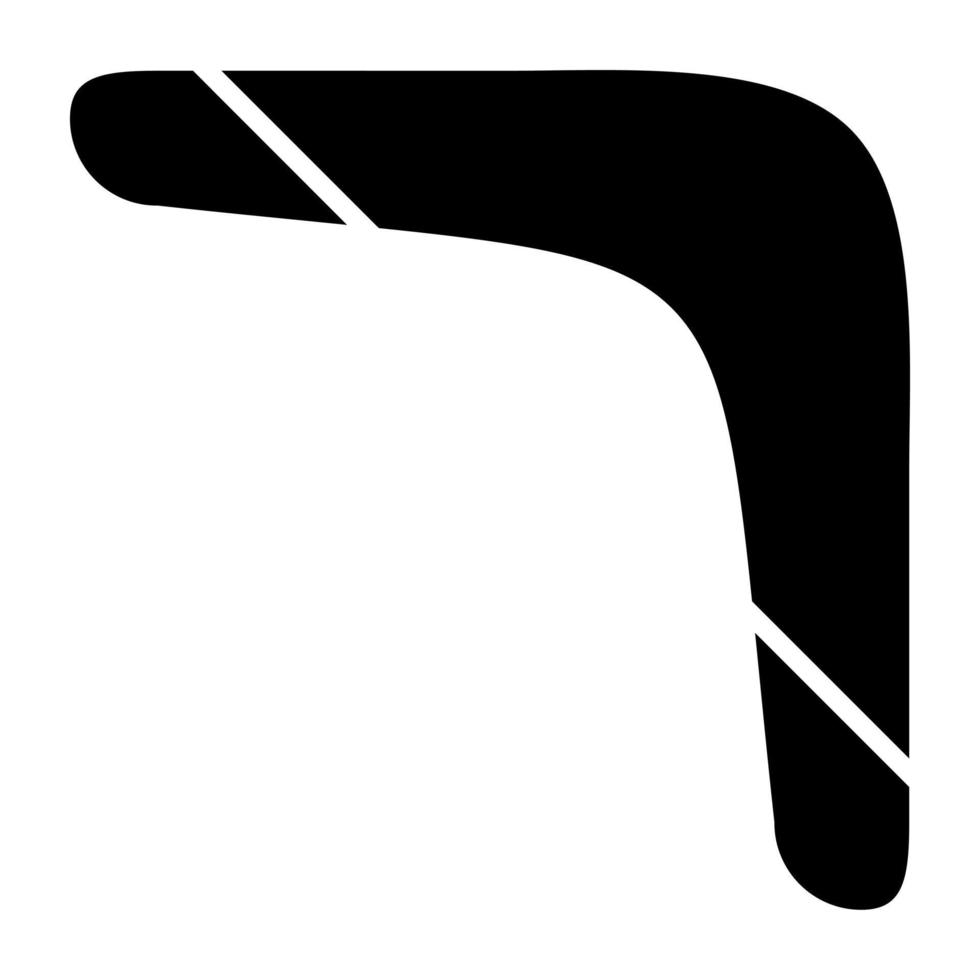 Boomerang Icon Style vector