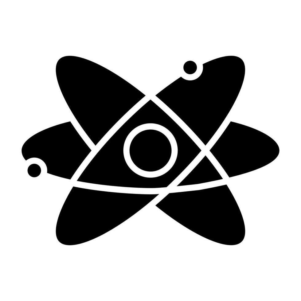Atom Icon Style vector
