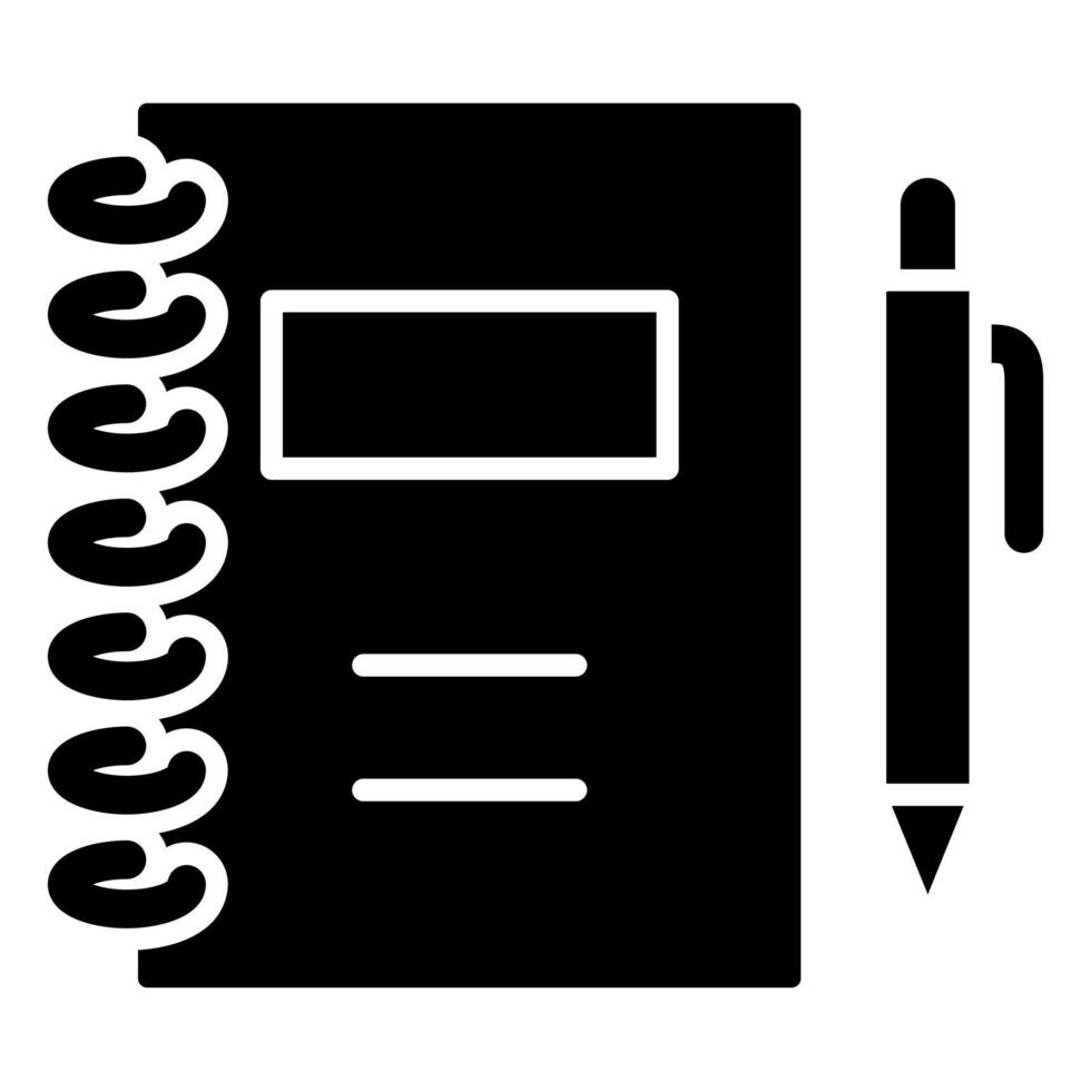 Notebook Icon Style vector