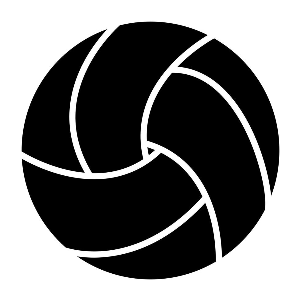 playa vóleibol icono estilo vector