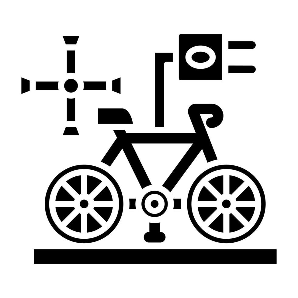 Electric Bike Hub Icon Style vector