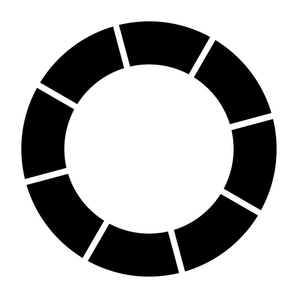 Lifebuoy Icon Style vector