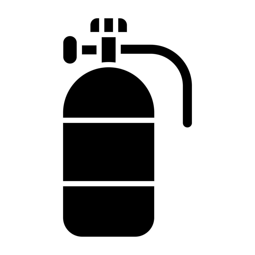Oxygen Tank Icon Style vector