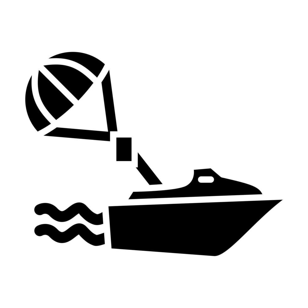 Parasailing Icon Style vector