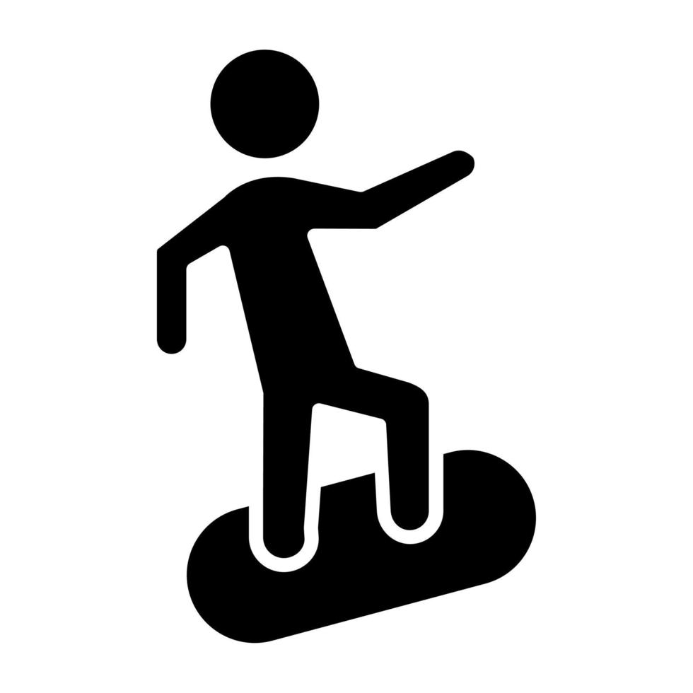 Surfing Icon Style vector