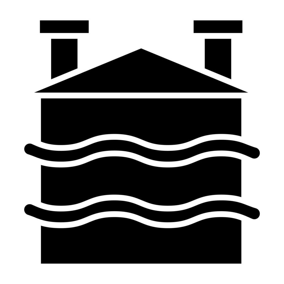 Natural Ventilation Icon Style vector
