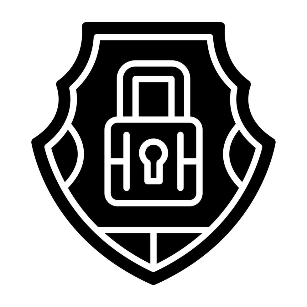 Security Shield Icon Style vector
