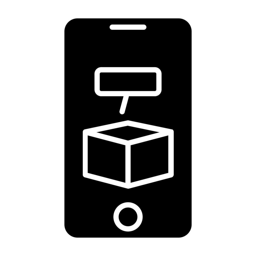 Augmented Reality Icon Style vector
