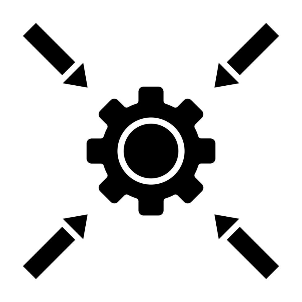 Convergence Icon Style vector