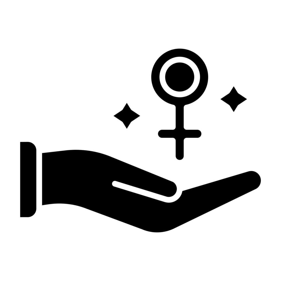 Feminism Icon Style vector