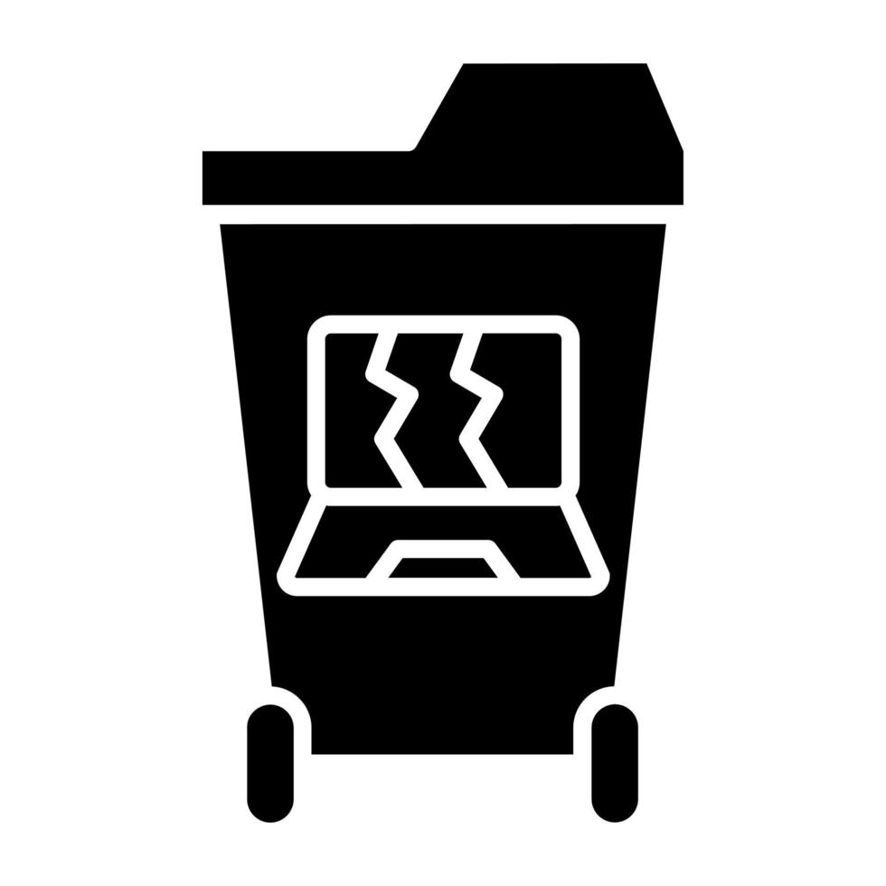 E WasteCampaign Icon Style vector