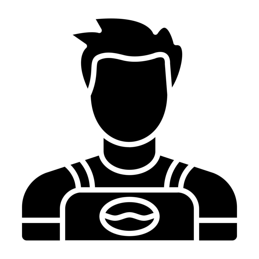 Barista Icon Style vector