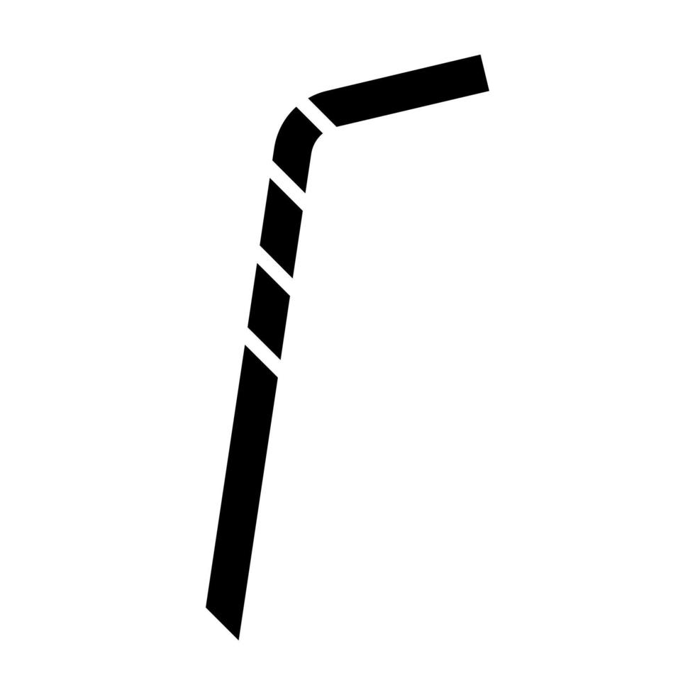 Metal Straw Icon Style vector