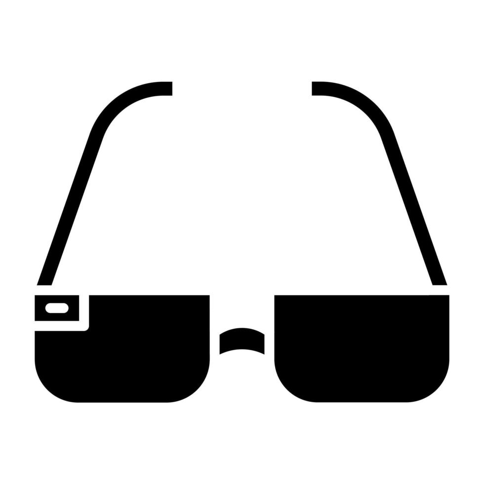 estilo de icono de gafas 3d vector