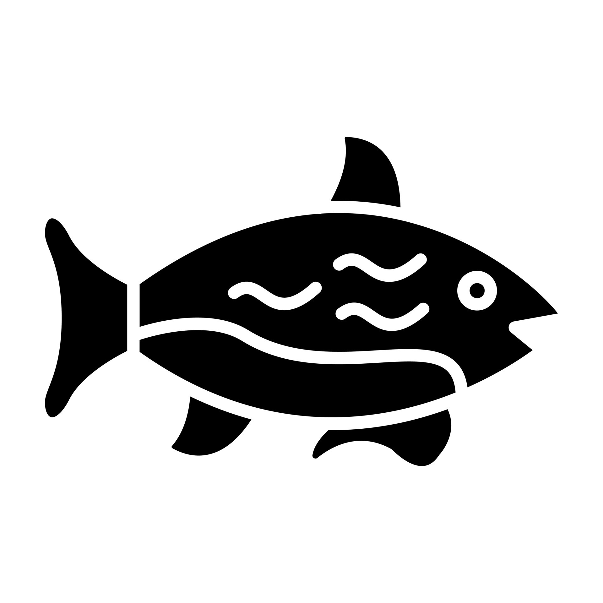 Fish Icon Style 21191179 Vector Art at Vecteezy