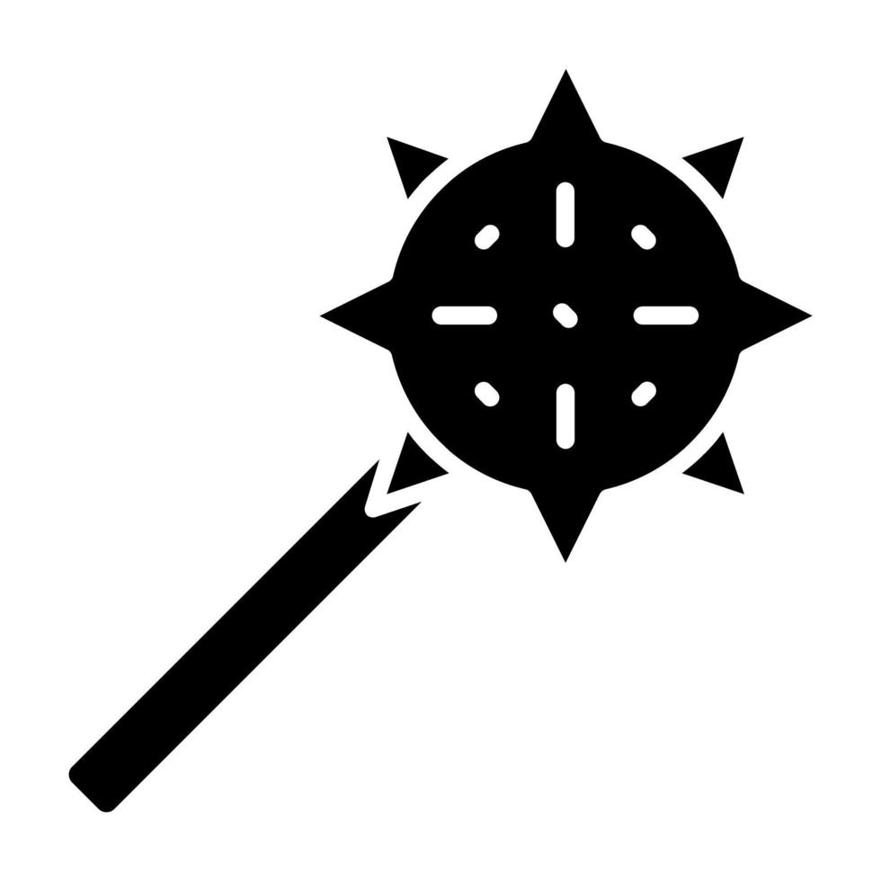 Mace Icon Style vector