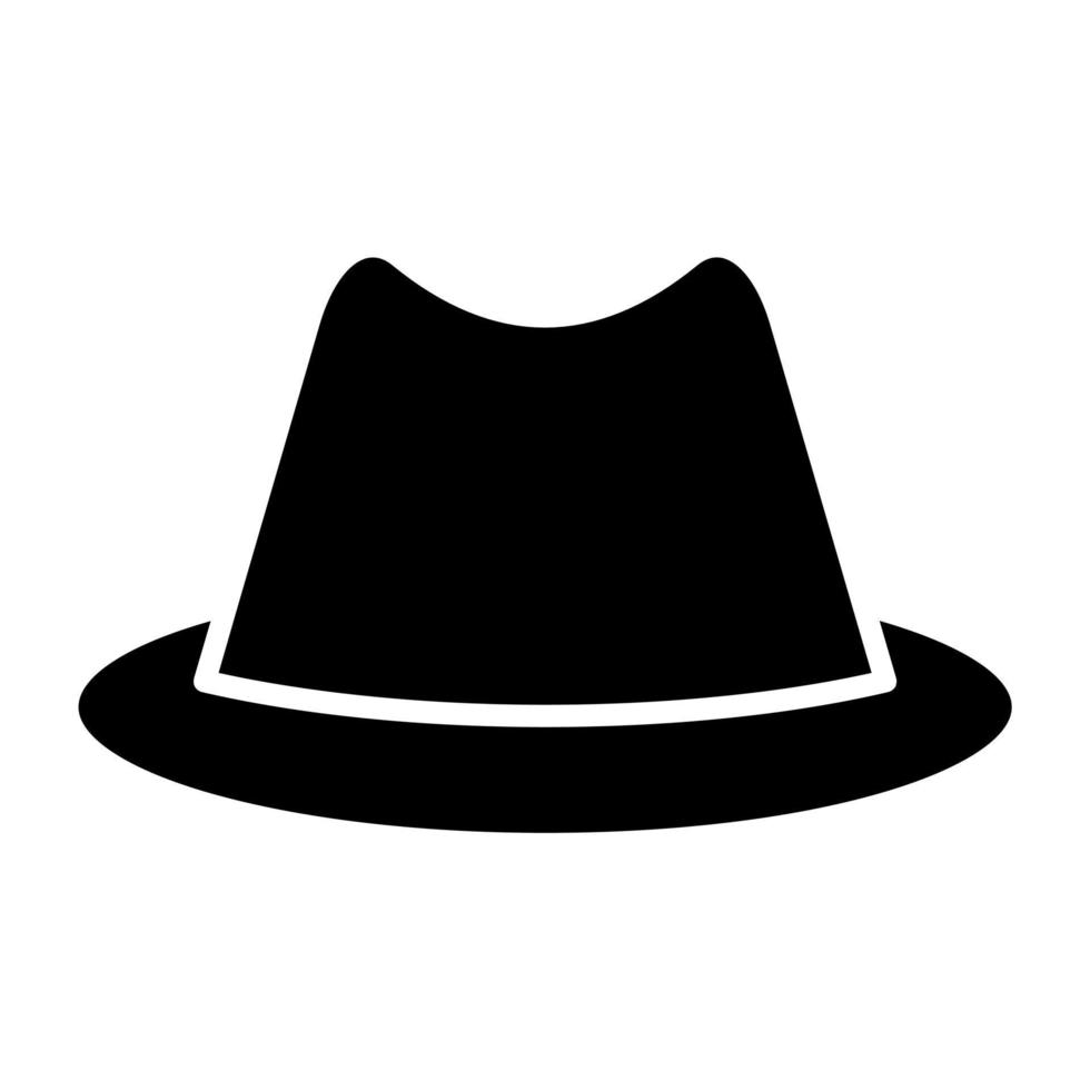 Cowboy Hat Icon Style vector