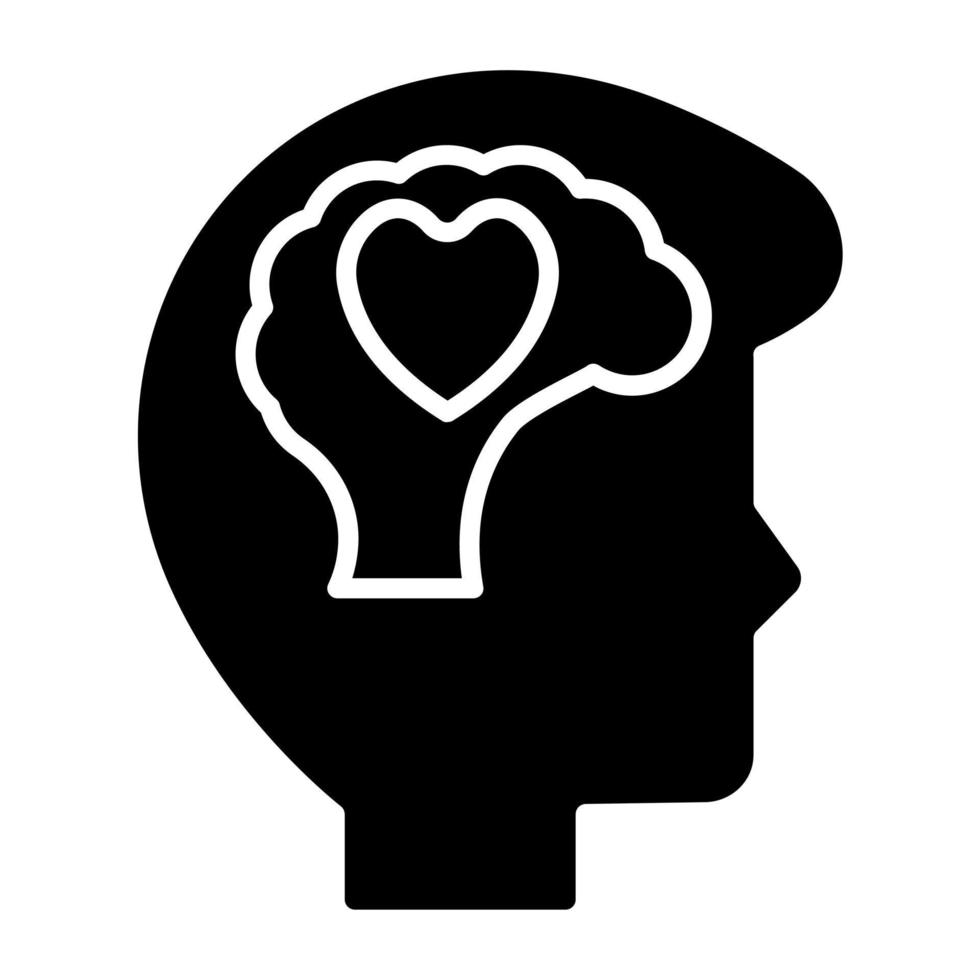 Mental Health Icon Style vector