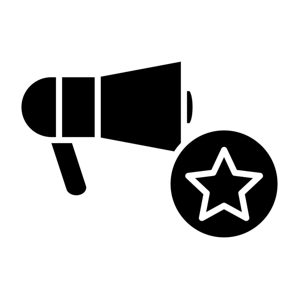 Brand Awareness Icon Style vector